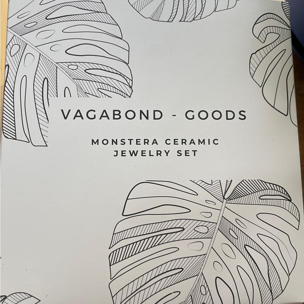 Vagabond Goods ceramic jewelry set -NEW